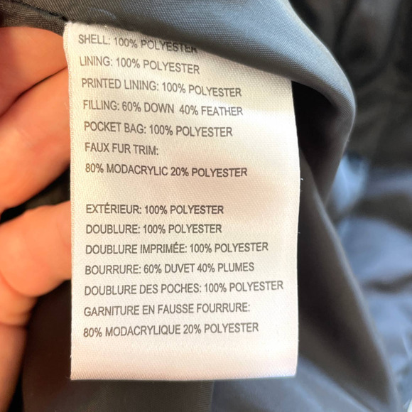 Laundry By Shelli Segal Down Puffer Coat In Black Size Large - Picture 13 of 13